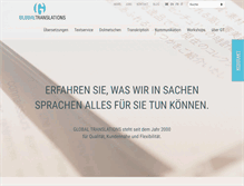 Tablet Screenshot of global-translations.ch
